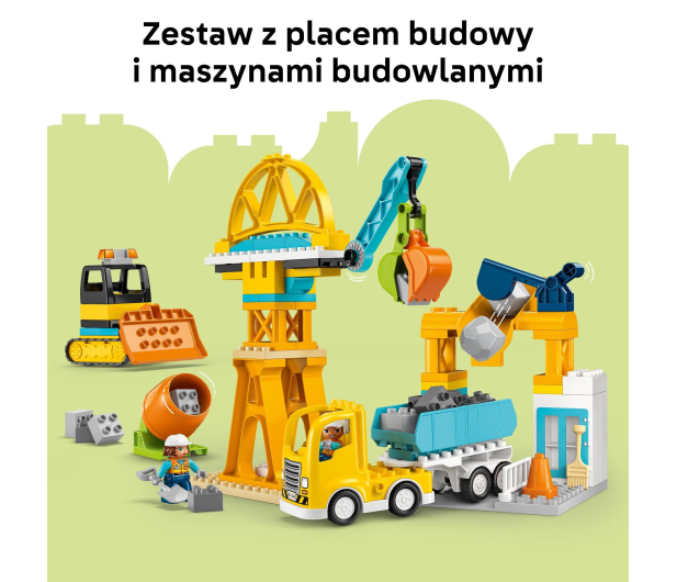 LEGO DUPLO 10476 Plac budowy z pojazdami 3 w 1 - 1473399 - zdjęcie 6